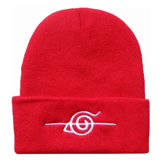 Gorro Pasamontaña Rojo Aldea De La Hoja Itachi Naruto 