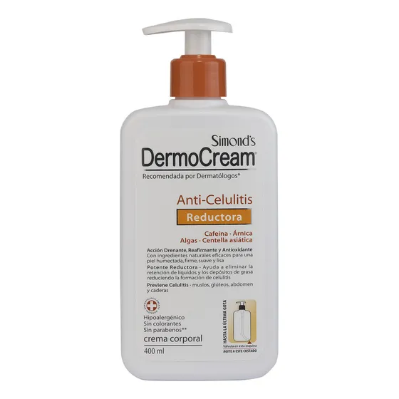 Crema corporal Dermocream Anticelulitis 400ml
