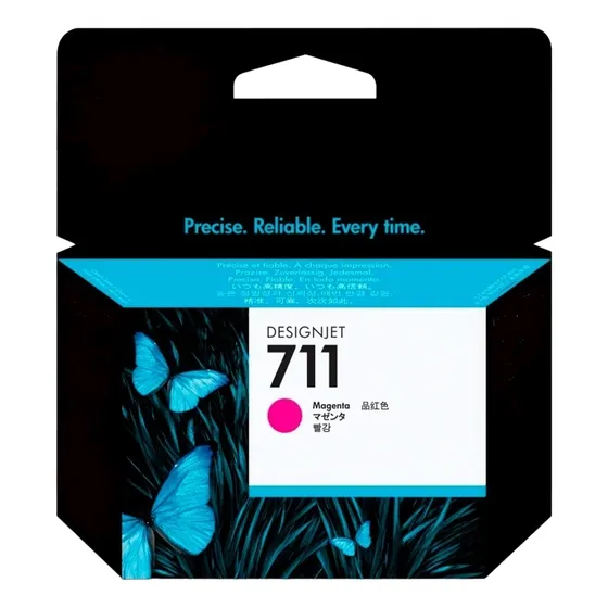 Cartucho De Tinta Hp Original 711 Magenta