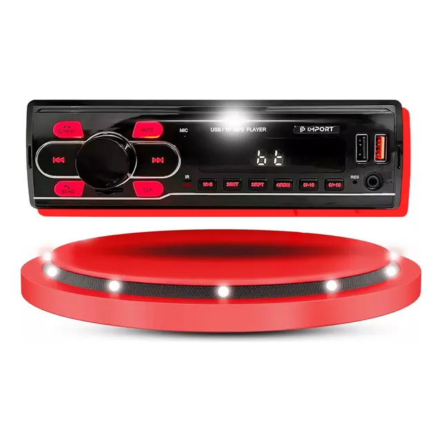 Radio Automotivo Sem Toca Cd Mp3 Player Bluetooth First Usb