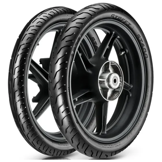 Par Pneu Yes 125 Cg 160 80/100-18 + 90/90-18 Tl St600 Vipal