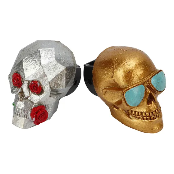 Ambientador Skull Car Decor Outlet, Difusor De Resina Con Fo
