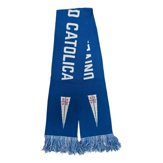 Bufanda Universidad Católica Diseño Equipo Fútbol Original Celeste Uc Standar