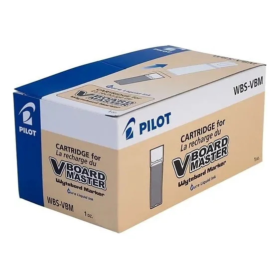 Caja X 12 Cartuchos Recarga Para Marcadores Pilot De Pizarra