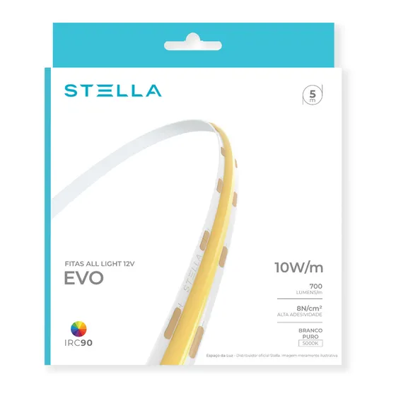 Stl24814/50 - Fita All Light Evo 10w/m 5000k 12v Ip20 Stella