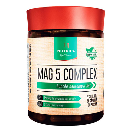 Suplemento En Cápsula Nutrify Vitaminas E Minerais Magnésio X 75g Suplemento En Cápsula Nutrify Vitaminas E Minerais Magnésio X 75g