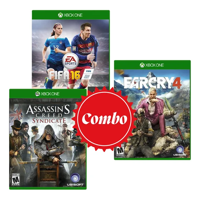 Combo Fifa 16 + Ac Syndicate + Far Cry 4 Xbox One