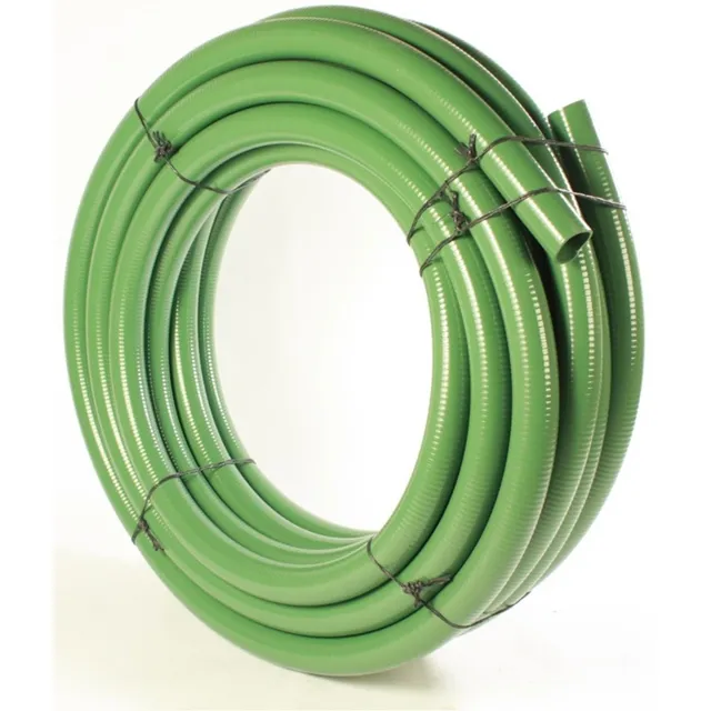 Manguera De Succión Rollo 2 Pulgada 10 Mts Verde