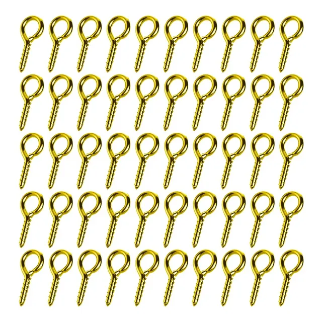 500 Mini Armellas Doradas 5x10mm Bisutería Joyería Llaveros