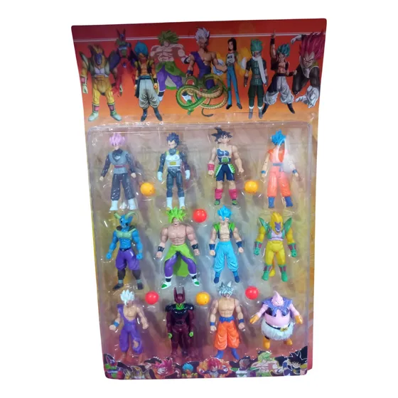 Dragon Ball Z Goku Set Muñecos 12 Figuras Articulables 12 Cm