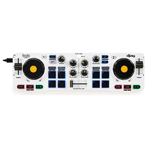 Controlador Dj Inalámbrico Bluetooth Smartphone Con Soporte