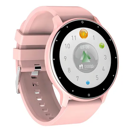 Smartwatch Lige IP67 BW0223 display de 1.39"" con correa de silicona - color pink