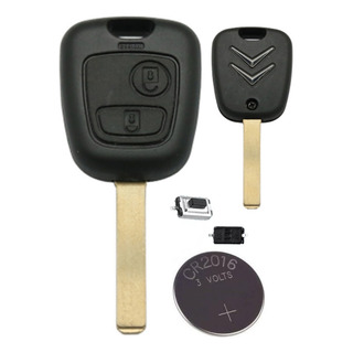 Chave Oca Citroën C3 2004 A 2012 Com Bateria E Botões Reparo Chave Oca Citroën C3 2004 A 2012 Com Bateria E Botões Reparo