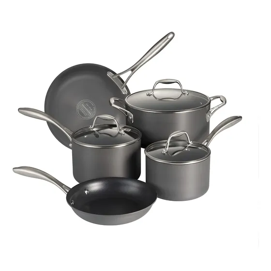 Tramontina Juego Utensilio Cocina Anodizado Duro 8 Pieza