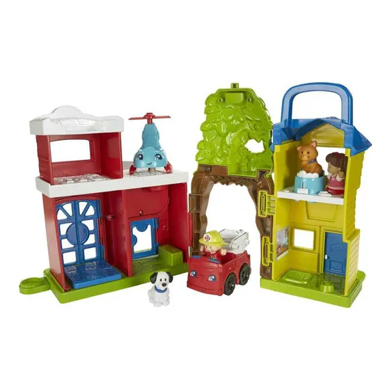 Estación Rescate De Mascotas Little People Fisher Price