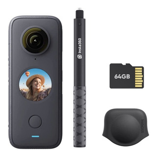 Kit De Insta360 One X2 + Selfie Stick + Microsd 64gb + Tapa Kit De Insta360 One X2 + Selfie Stick + Microsd 64gb + Tapa