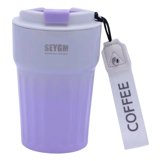 Vaso Térmico Para Café En Acero Inoxidable Cierre Hermético
