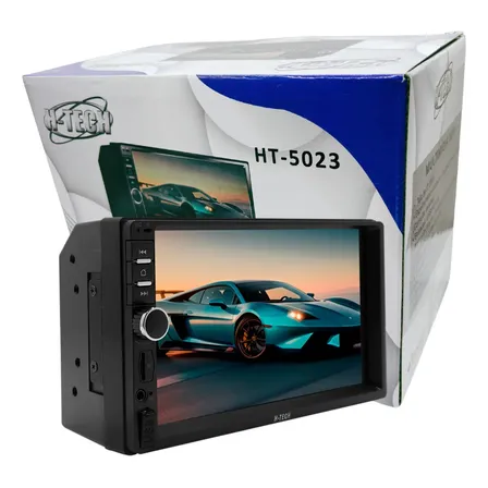 Multimidia 7 Polegadas Mp5 Espelhamento Bluetooth Usb Sd com Controle Remoto