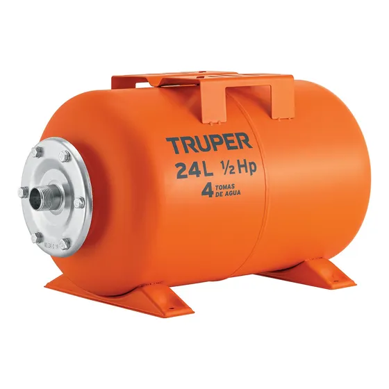 2 Pzas Tanque Hidroneumático Horizontal, 50 Litros, Truper