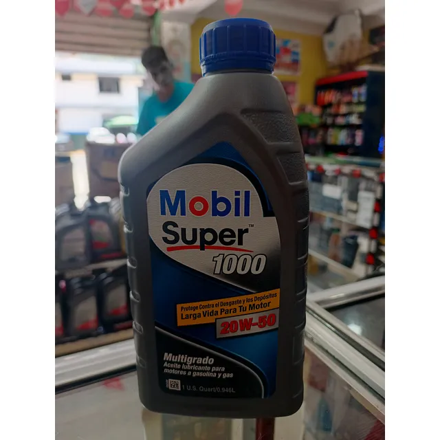 Aceite De Motor 20w50 Mobil Super 1000