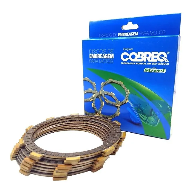 Jogo Disco De Embreagem Cobreq Cb300 Nx400 Falcon Xre300