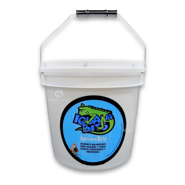 Alimento Comida P/ Iguanas Bolitas Iguana Bits 1.5kg Cubeta