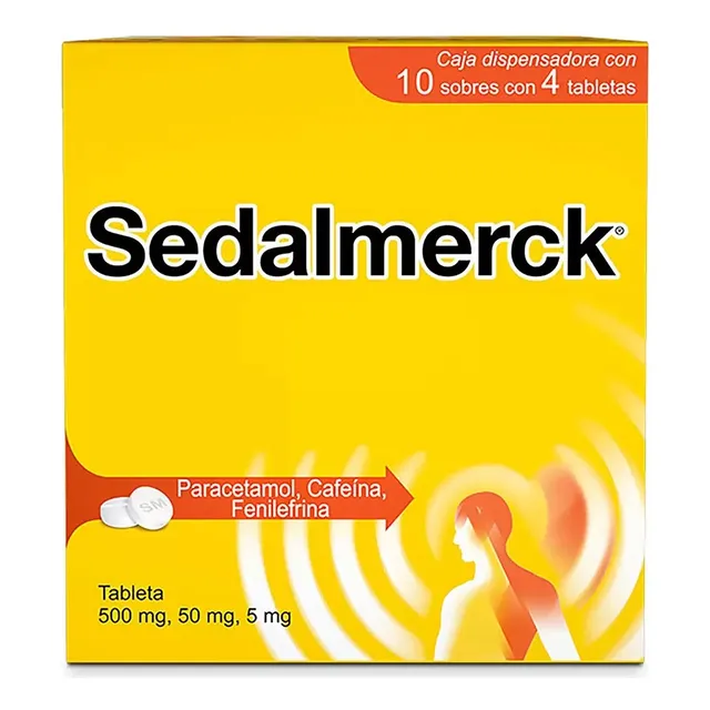 Sedalmerck 40 Tabletas 500mg/50mg/5mg