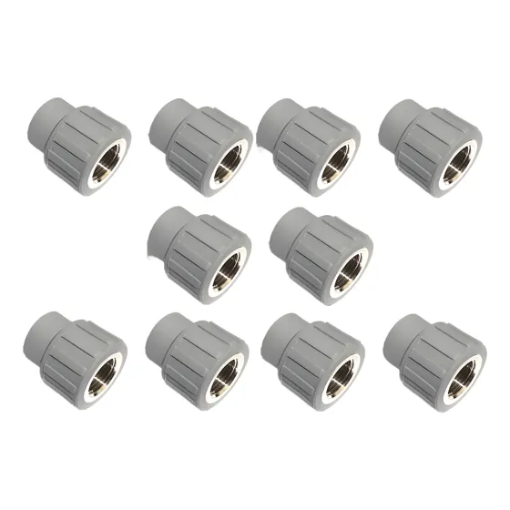 Pack 10 Terminales Ppr Polifusion Termofusión 20x1/2 Hi Gris