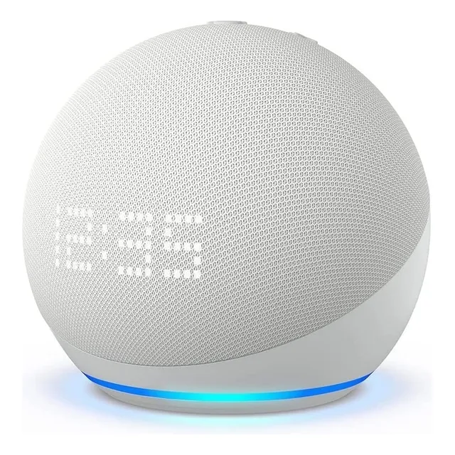 Amazon Echo Dot 5th Gen With Clock Con Asistente Virtual Ale