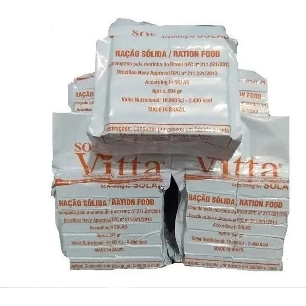 2 Pacote De Ração De Sobrevivência Sos Vitta Ração Humana 2 Pacote De Ração De Sobrevivência Sos Vitta Ração Humana