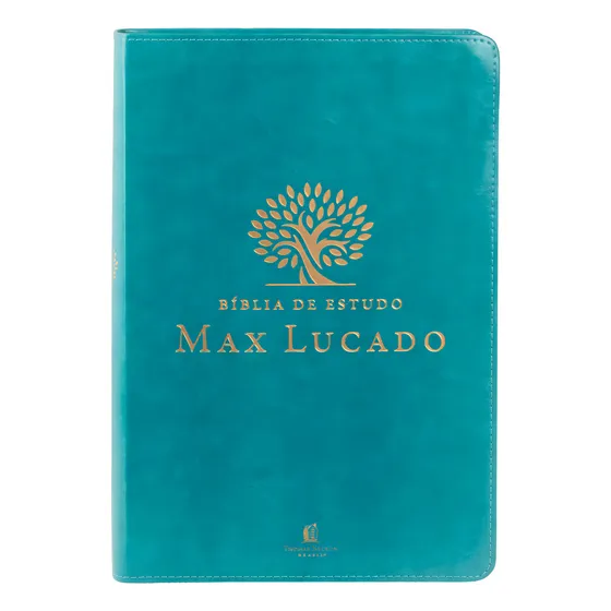 Livro Bíblia De Estudo Capa Verde De Max Lucado Edição 1 Em Português 2024 Editora Thomas Nelson Brasil