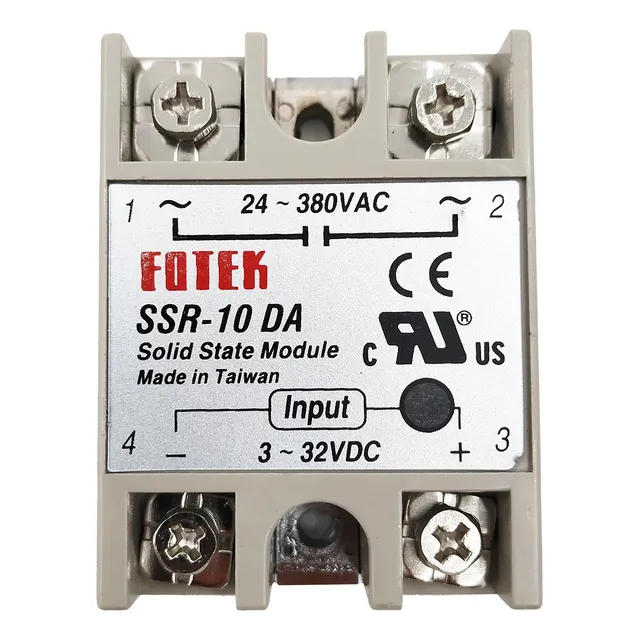 Rele Estado Solido Ssr 10a In: 3-32vcc 24-380 Solid St.relay