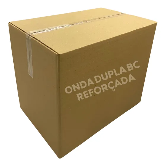 5 Caixa Papelão Grande Mudança 60x40x50 Onda Dupla Reforçada