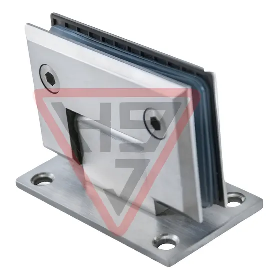 Bisagra Para Mampara De Vidrio-pared 90º Acero Inoxidable
