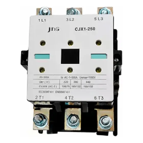 Contator De Potência Jng Cjx1-250a 220v Similar Siemens