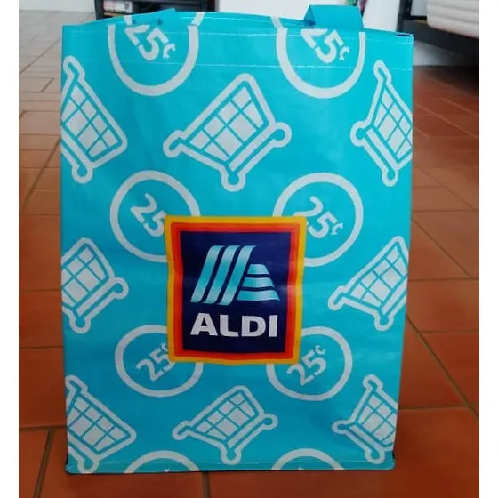 Bolsa Ecológicas Reutilizables, Marca Aldi, Usadas.
