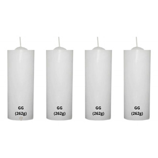 Kit 4 Vela De 7 Dias Branca Votiva 262g Melhor Qualidade Kit 4 Vela De 7 Dias Branca Votiva 262g Melhor Qualidade