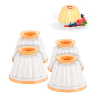 4pz Molde Flan Individual Flanera Reposteria Reutilizable 4pz Molde Flan Individual Flanera Reposteria Reutilizable