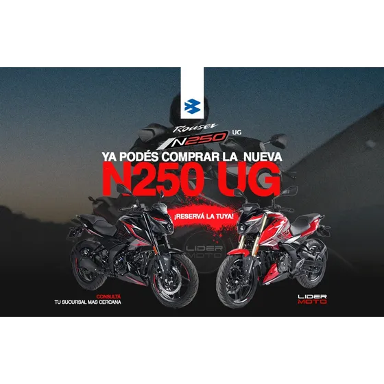 Lanzamiento Bajaj Rouser N 250 Ug 2025 Horquilla Invertida