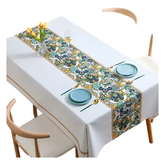 Mantel Rectangular Grueso Antimanchas / 230cm X 140cm