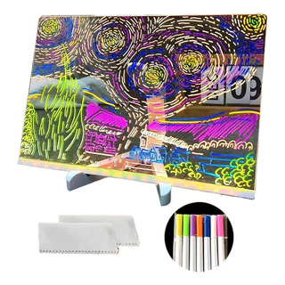 Pizarra Blanca Luminosa Usb Borrable Ins Style Con 7 Rotulad Pizarra Blanca Luminosa Usb Borrable Ins Style Con 7 Rotulad