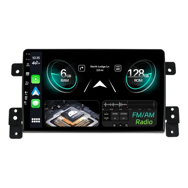 Zk 128g Auto Estéreo Táctil Para Suzuki Grand Vitara