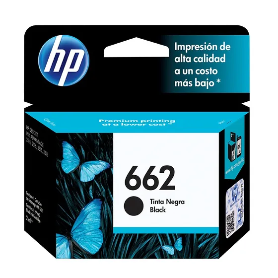 Cartucho De Tinta Hp 662 Negra