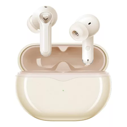 Auriculares Bluetooth Y Altavoces Soundpeats Air4 Pro Beige