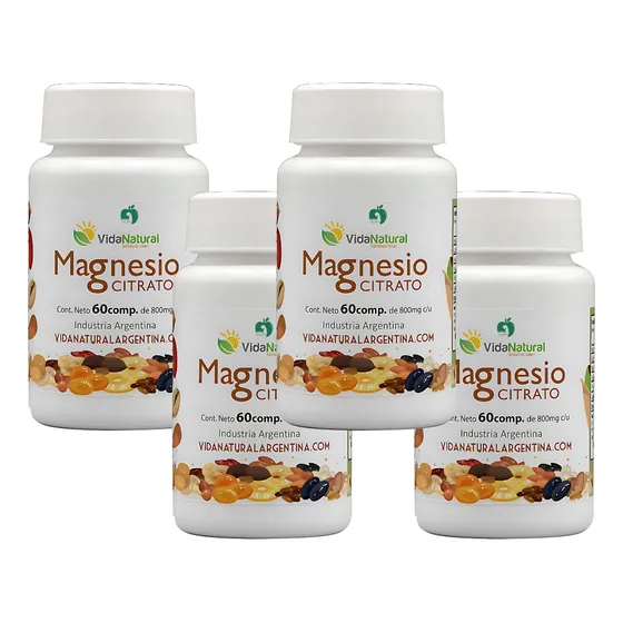 Citrato De Magnesio (pack X 4) - Vida Natural