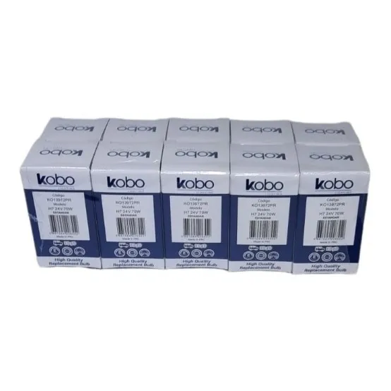 Juego X10 Lamparas Halogenas H7 24v 70w Kobo