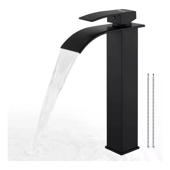 Monomando Grifo Llave Mezcladora Negro Lavabo Baño