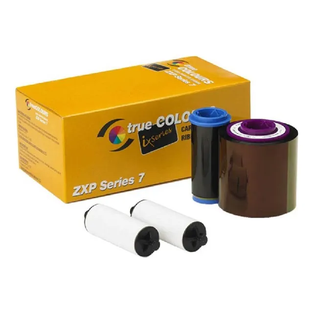 Ribbon Zebra Ix Series Ymcko Para Zxp Series 7, 750 Img Tinta Negro