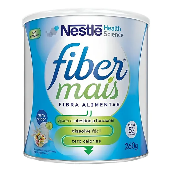 Nestlé Fiber Mais Suplemento Alimentar de Fibras em Pó - Lata 260g