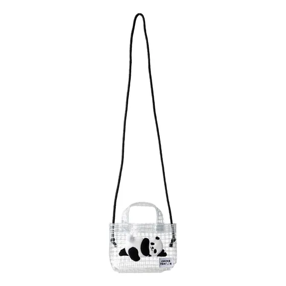 Mini Cartera Panda Transparente